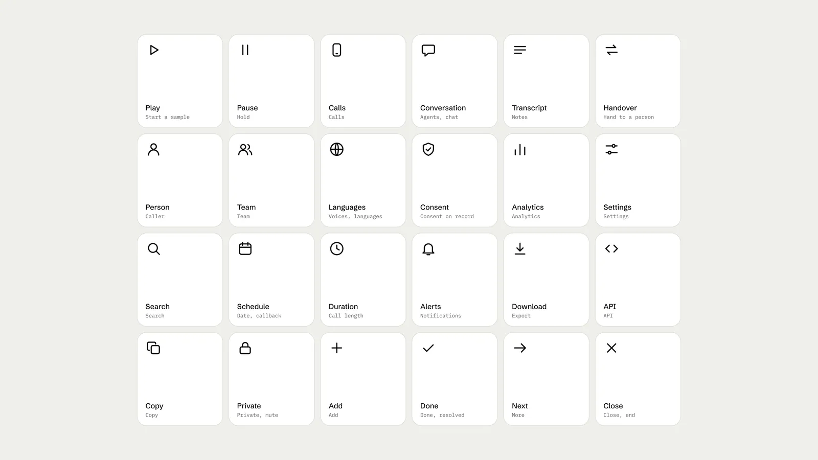 Norton icon set in a grid