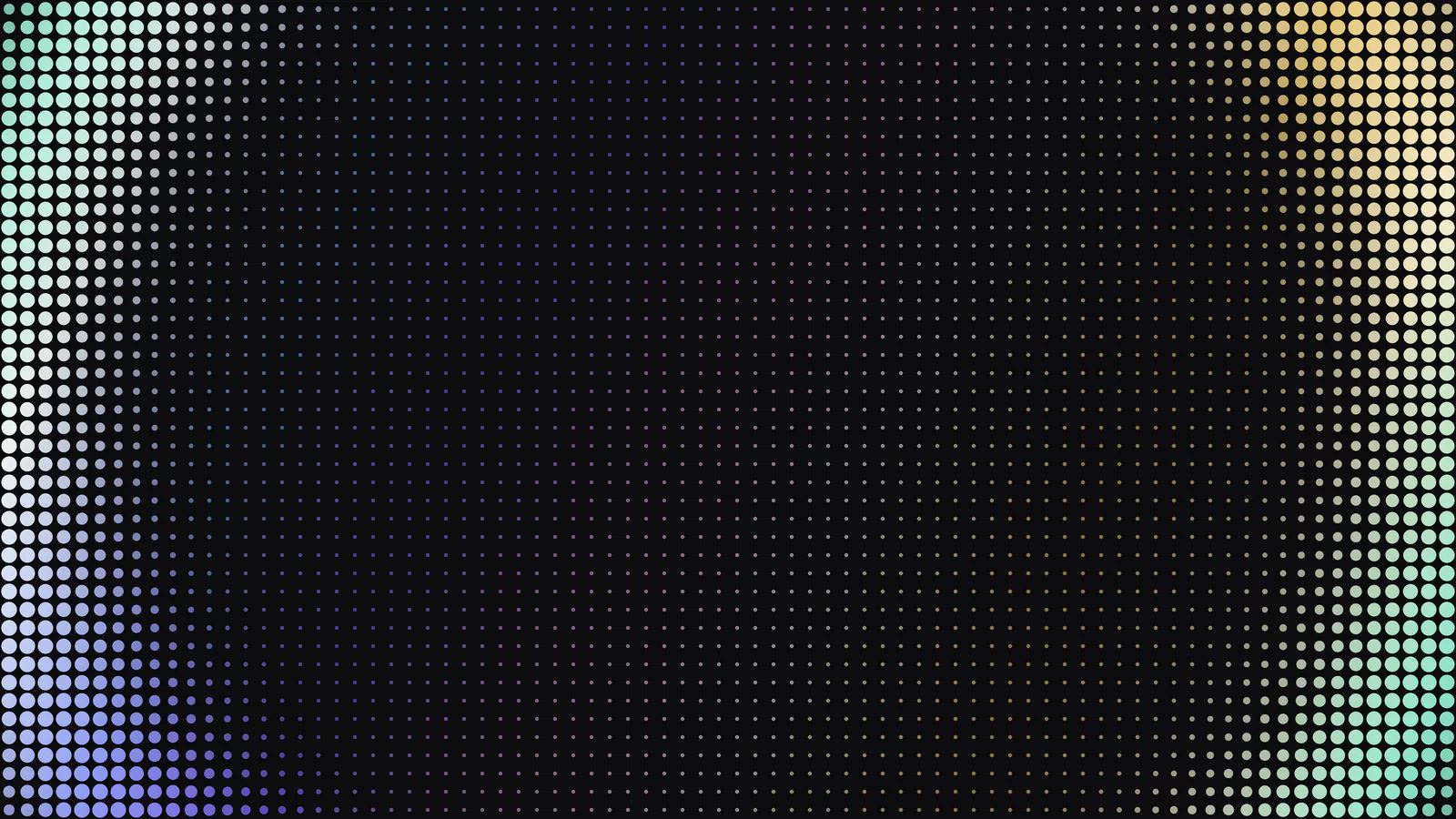 Dark dot-matrix gradient texture